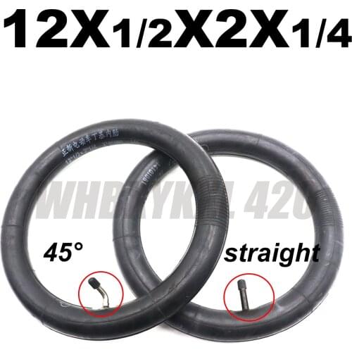 12X1/2X2X1/4 Tire Pneumatic tire 12.5x2.125 tire 45 degree bent valve inner tube for Baby carriage scooter wheelchair