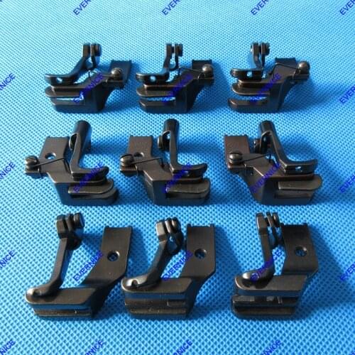 For CONSEW 206RB 225 226 DOUBLE WELT PIPING CORDING,WALKING FOOT WITH EDGE GUIDE L&R