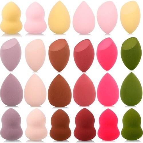1Pc Cosmetic Puff Powder Puff Smooth Womens Makeup Foundation Sponge Beauty To Make Up Tools & Accessories Water-drop Shape