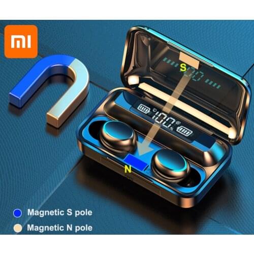 For Xiaomi 2021 TWS Bluetooth 5.0 Earphones Charging Box Wireless Headphone 9D Stereo Sports Waterproof Earbuds Earphone For