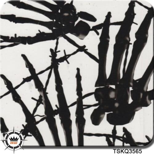 WDF9023 10 square Width 1m Finger bonespattern hydrographic printing film water transfer film