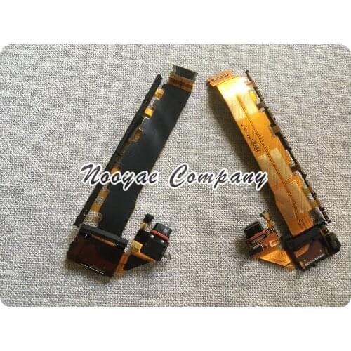 For Sony Xperia Z3 Plus Z4 E6533 E6553 Charger Charging Port Power Volume Flex Cable Microphone Board Tracking