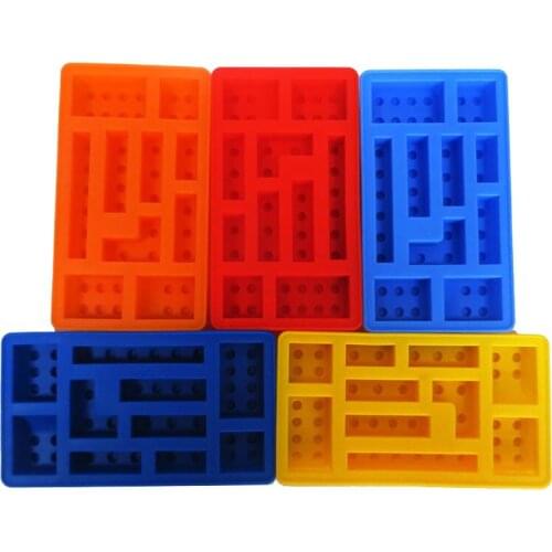1PCS DIY Lego Rectangular Blocks of Ice The Size of The Building Blocks of Ice Creative Blocks Silicone Ice Mold