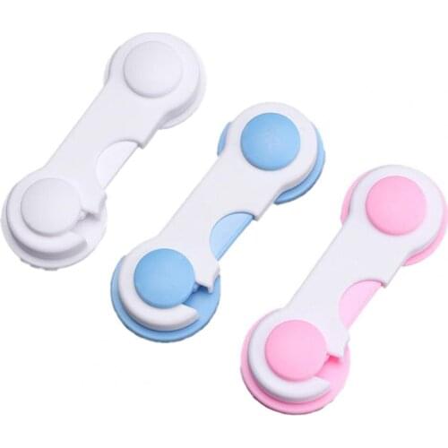 10Pcs/Set Cabinet Lock Cute Comfortable Door Catch Cabinets Latche Universal Multi-Functional Fridge Lock for Baby