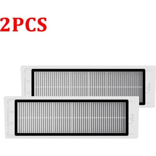 2Pcs Filters Replacement for XIAOMI Mi Robot Vacuum Cleaner Spare Parts Accessories HEPA Filter