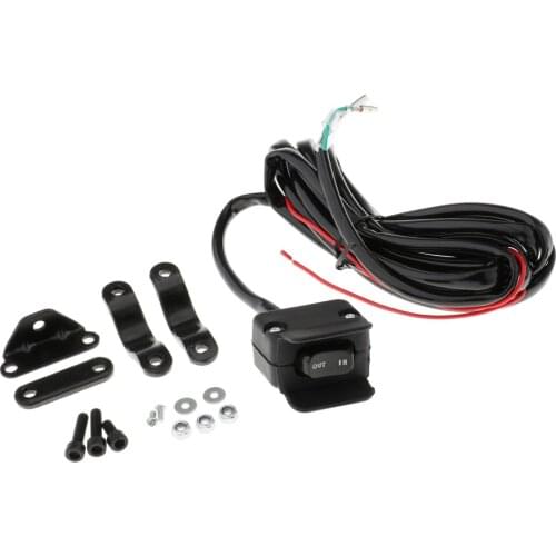 3meter 10 ft Mini 12V Winch Rocker Thumb Switch & Mounting Bracket Replaces for ATV UTV