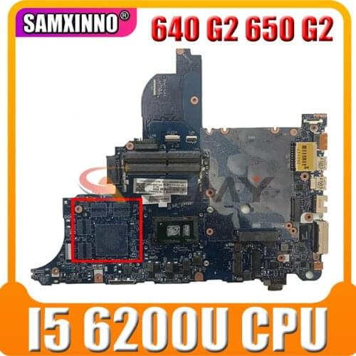For HP ProBook 640 G2 650 G2 laptop motherboard CPU I5 6200U circus-6050a2723701-mb-a02 100% test