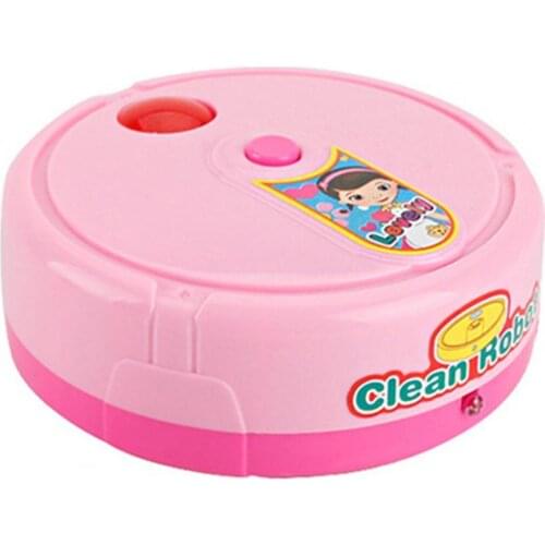 Dollhouse Electric Music Cleaning Machine Vacuum Cleaner Sweeping Robot Toy