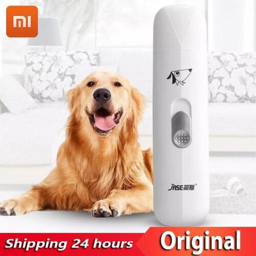 XIAOMI JASE Electric Pet Nail Grinder PC-300 Professional Animal Nail Auto Trimmer Dog Cat Nail Grooming Care Tool