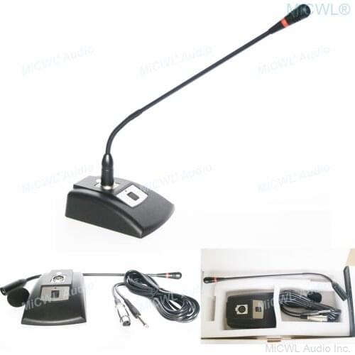 Flexible Stand Studio Speech Microphone Gooseneck Wired Microphone for Computer PC Desktop Network Live Voice Mic 6.35mm 3.5mm