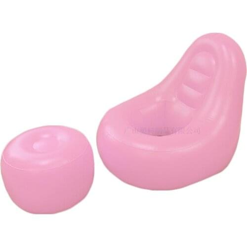 Recreational PVC chair outdoor indoor with hole BBL buttocks repair inflatable sofa