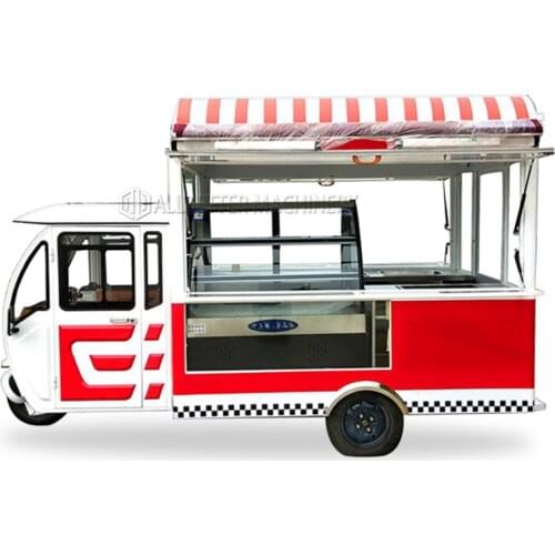 Samll Food Truck Sushi Kiosk Mobile Kitchen Van Catering Car Motorcycle Food Cart