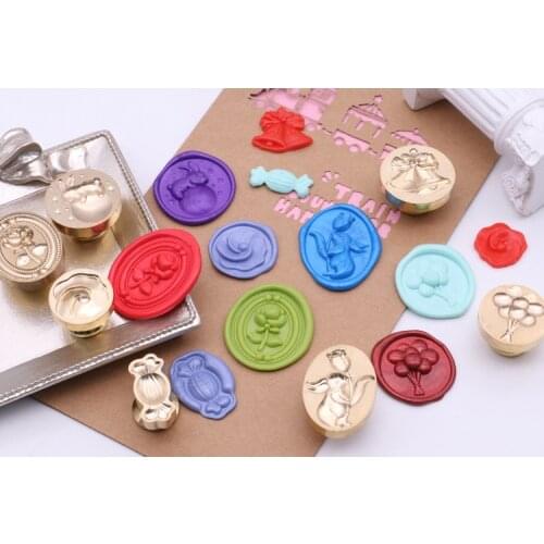 New Seal Handbook Lacquer Seal Chapter Head Envelope Sealing Wax Stamp Greeting Card Invitation Gift Handbook Seal