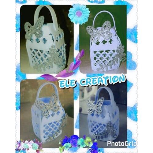 Butterfly blue frame Metal Cutting Dies for DIY Scrapbooking Album Paper Cards Decorative Crafts Embossing Die Cuts