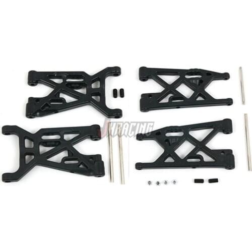 Front and rear lower suspension arms for Losi 5ive-T Rovan LT KM X2 DTT