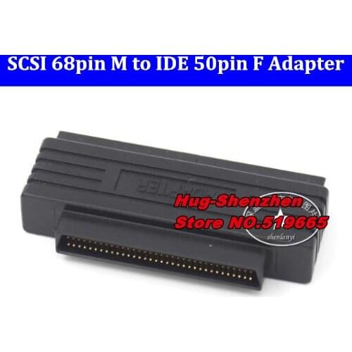 1pcs- HPDB 68pin male to IDE 50pin female adapter SCSI 68-pin to IDE 50-pin Converter