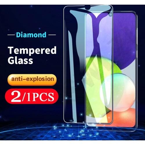 2/1Pcs Film for Samsung Galaxy A11 A12 A21 A22 A31 A32 A41 A42 A51 A52 A71 A72 A91 A01 A02 Tempered Glass Phone Screen Protector