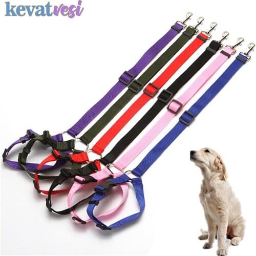 Pet Dog Leash Car Seat Belt Adjustable Harness Car Dog Lead Leash French Bulldog Puppy Perros Accesorios Travel Dog Supplies