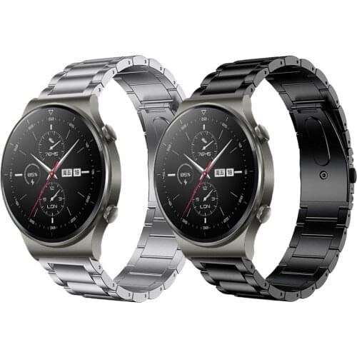 Titanium Strap For Huawei Watch GT 2 Pro band for Watch GT 2e GT2 46mm & Magic Watch bands Metal Stainless steel clasp Bracelet