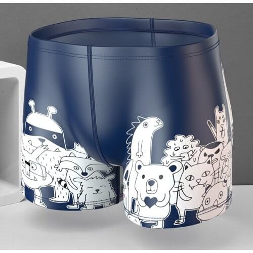 Printed Stylish Swimwear Men Swimming Shorts Trunks Male Swimsuits Briefs Beach Bathing Suits New 2018 F20402O