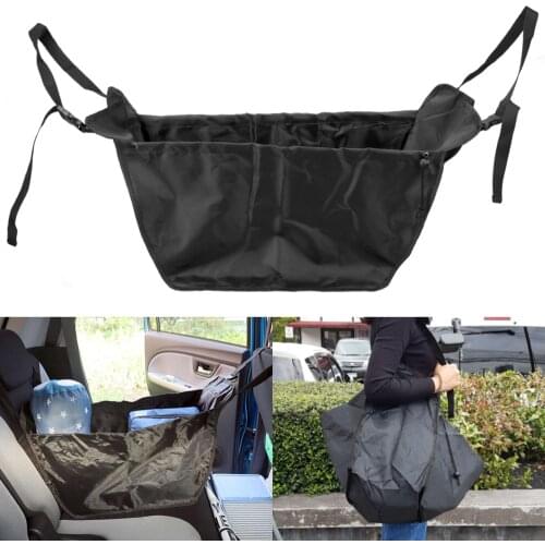 Foldable Car Rear Storage Bag Multifunction Shopping Basket Stowing Tidying High Capacity Car Interior Accessories