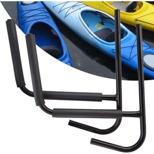 Iron Kayak Storage Hook Kayak Ladder Paddle Storage Holder Garage Hooks