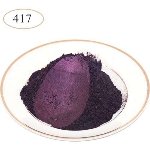 Pearl Powder Pigment Mineral Mica Powder Type 417 Rose Violet for Car Dye Colorant Soap Nail Automotive Arts Craft Acrylic Paint