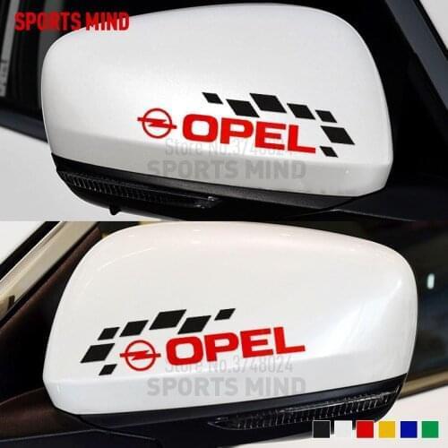 1 Pair Vinyl Car-Styling For Opel Astra H Insignia Corsa D Zafira B Vectra C Vivaro Mokka Aster Meriva Accessories Sticker Decal