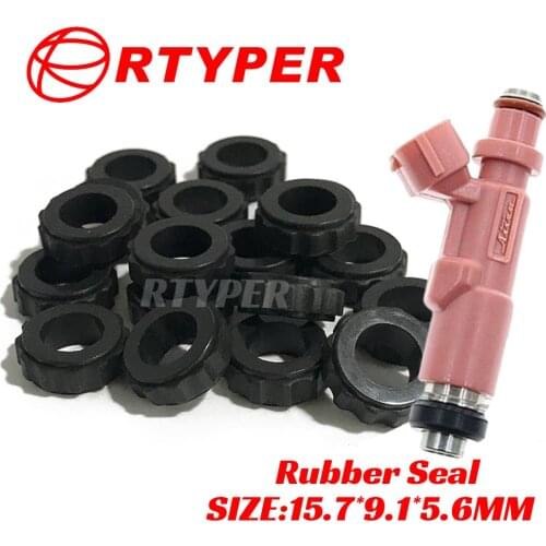 100 PCS 23250-21020 Fuel Injector Repair Kit Rubber Seal 22005 For Toyota Tacoma Echo Prius Scion 4Runner