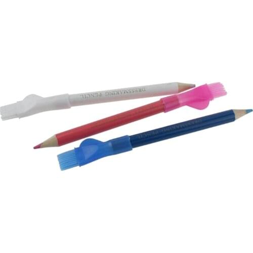 2Pc Fabric Markers Pen Tailor Chalk Pencil Dressmaking Quilter Vanishing Sewing