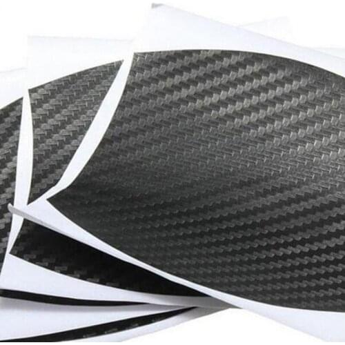 4pcs Car Styling Stickers On Cars Carbon Fiber Vinyl Car Stickers DIY Parts Mold Protection Stickers 10*9CM