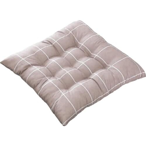 40x40cm Soft Square Stripe Seat Home Office Tie on Chair Cushion Car Pad Pillow
