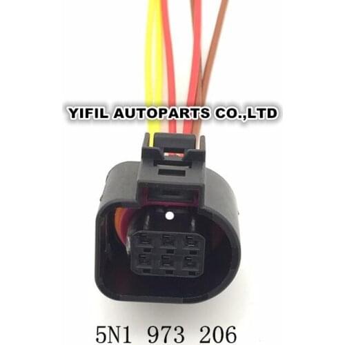 6 Pin/Way Throttle Valve Connector Plug Wiring Harness Cable For VW Passat Tiguan Magotan Jetta Bora Golf Audi A3 Q3 A4L Q5