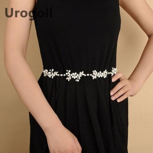 Noble Flower And Pearl Wedding Sash Belt Wedding Accessories Dress Belt Prepare By Diamond For The Bride Women Party
