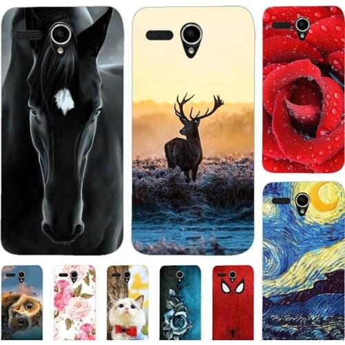 Cute Animal Cat Printing Case For Lenovo A606 A 606 5.0" Soft TPU Cover Relief Cartoon Design Funda Phone Skin Coque