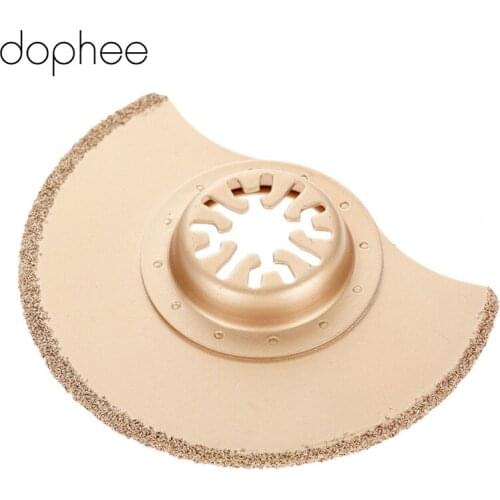 Dophee 88mm Diamond Carbide Oscillating Multi Tool Oscillating Saw Blade For Multimaster For Bosch Fein Dremel Cutting Tool