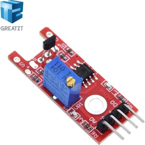 GREATZT Smart Electronics 4pin KY-024 Linear Magnetic Hall Switches Speed Counting Sensor Module for arduino DIY Kit