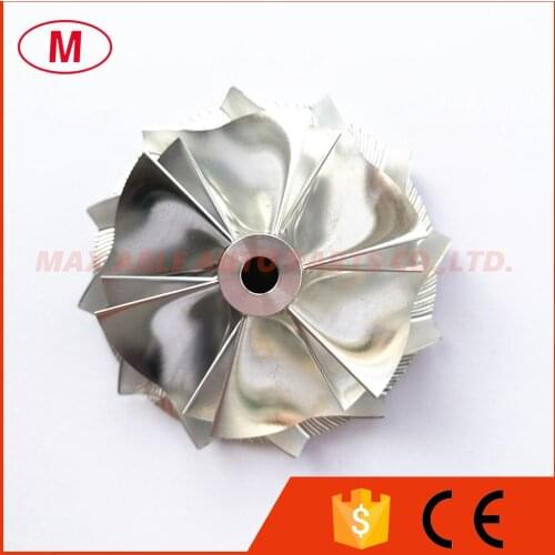 K16 Turbocharger Aluminum 2024/Milling/Turbo Billet compressor wheel 51.62mm/63.98mm 6+6 blades for TURBO CHRA/Core