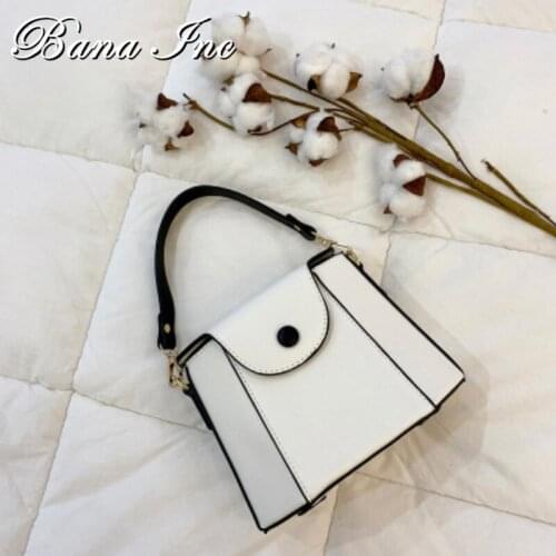 New womens bag fashion wild bucket bag simple shoulder bag