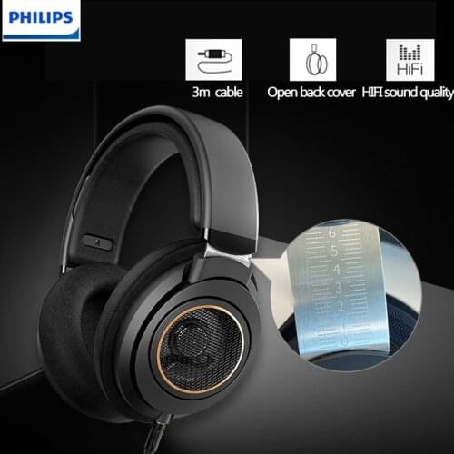 Philips SHP9600 Music Headphones With 3m Long Wired HIFI Gaming Headsets SHP9500 upgrade for Computer Android Samsung Huawei