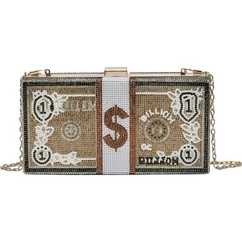 Luxury Diamond Handbag Designer Ladies Funny Poker Messenger Shoulder Hand Bag Girl Party Clutch Crossbody Bag sac main femme