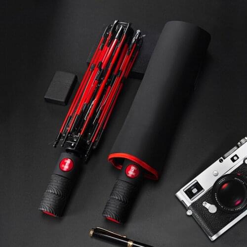 Fold Adult Umbrella Automatic Business Black Windproof Uv Protection Umbrella Large Fashion Paraguas Mujer Rain Gear BD50UU