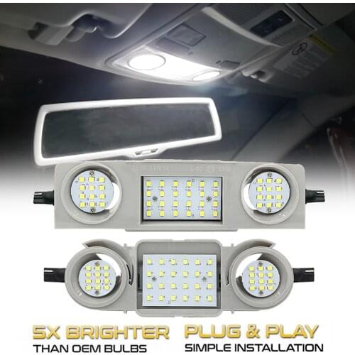 LED Car Interior Dome Roof Lights For VW Seat Leon 5F Alhambra 710 For Skoda Superb 3T Octavia 5E Yeti 5L Auto Interior Lamp