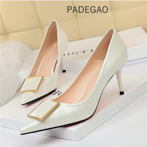 Plus Size Shoes 43 Heels Women 2021 OL Party Women Shoes Night Sexy Luxury High Heels