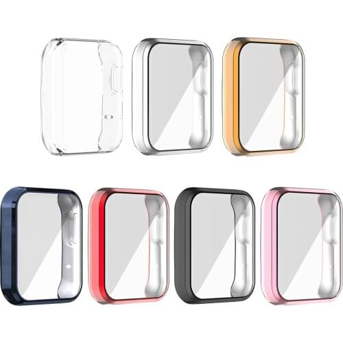 Case Cover Bumper Frame Screen Protector for Xiaomi Mi Watch Lite Redmi Watch Moving Health Shatter-Resistant Case