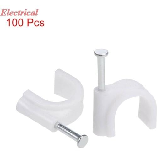 Cable Wire Clip Nail-In Wire Nail Clamps Cord Organizer Tie Holder