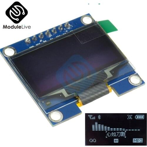 1PCS white color 128X64 1.3 inch OLED LCD LED Display Module For Arduino 1.3" SPI Communicate