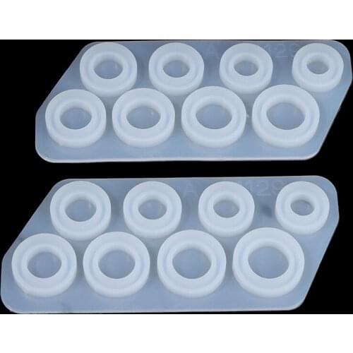 1Pcs Assorted Sizes Ring Silicone Mold For Resin Jewelry Resin Casting Mold