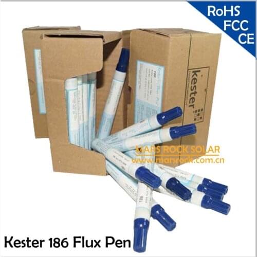 20pcs/Lot Wholesale Kaster Rosin 186 Flux Pen for Solar Cells Panel Solder, Free Shipping, High Quality