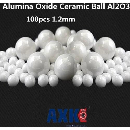 2021 Sale Promotion 100pcs 1.2mm 1.2 Mm Alumina Oxide Ceramic Ball Al2o3 For Bearing/pump/linear Slider/valvs Balls